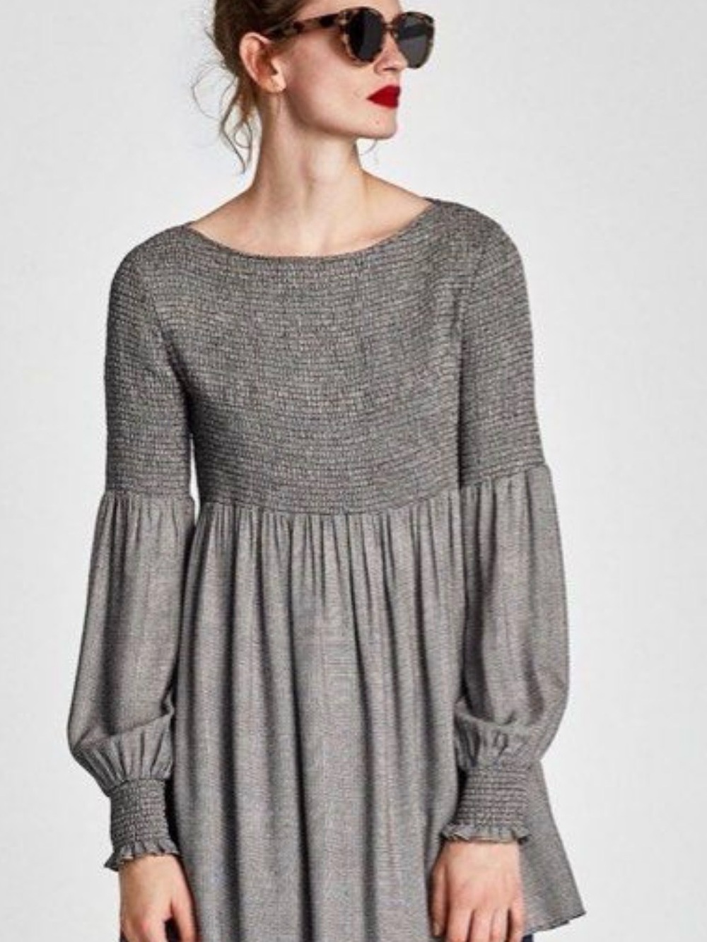 Zara Tunik babydoll mini dress or blouse